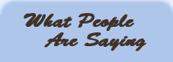 What People are saying